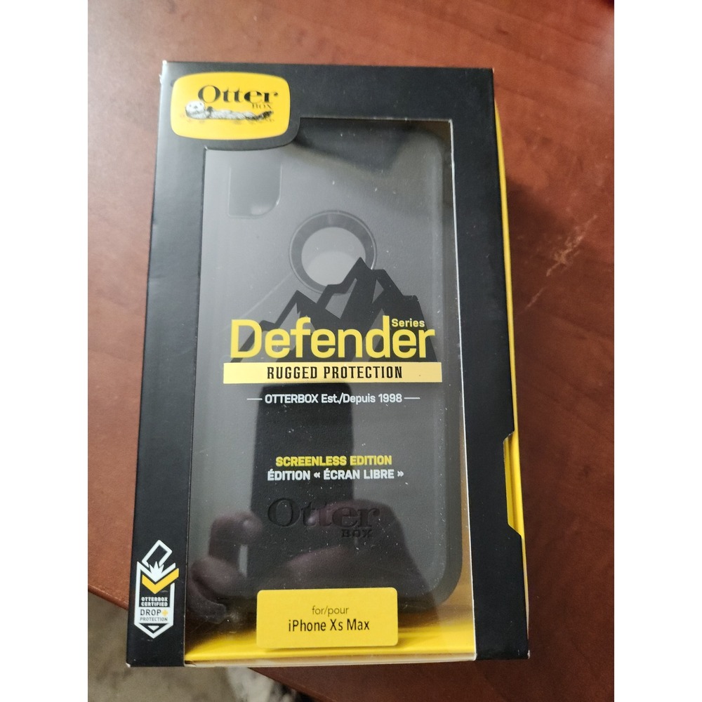 OtterBox Defender Series iPhone Xs Max Case Black Screenless Rugged 77-59971